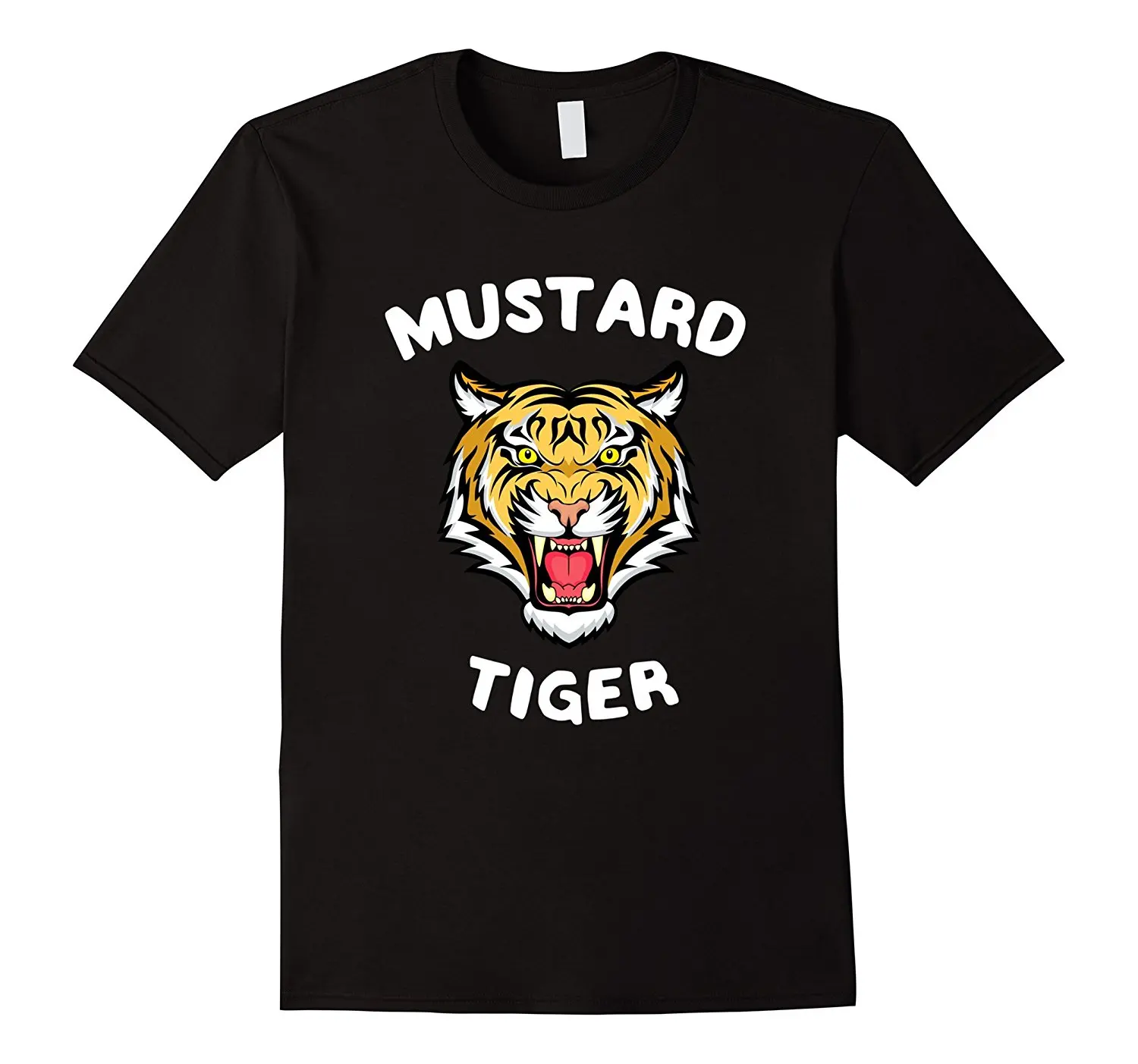 mustard tiger t shirt