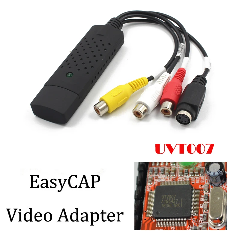 2018 Easycap USB 2 0 легкая крышка Видео ТВ DVD VHS DVR Захват адаптер устройство видеозахвата