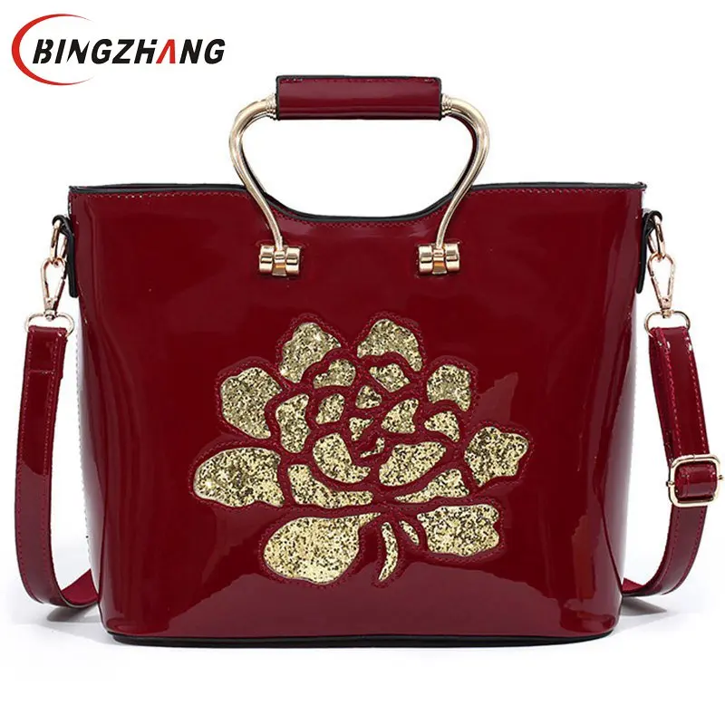 

Fashion Autumn Women Bag PU Leather Totes Bag Luxury Ladies Large Handbags 2017 Bolso Mujer High Quality Shoulder Bag L4-2872