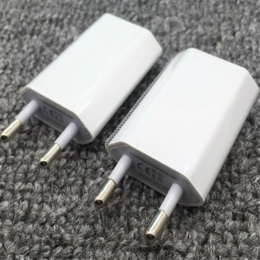 Оригинальный ЕС Plug Путешествия USB стены зарядное устройство для iphone 5 5S 5C SE 6 6S 7 8 плюс ipod + 8 булавки синхронизации данных кабель провода iphone X