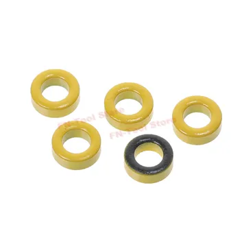 

5pcs Yellow Micrometals T50-6 Carbonyl Iron Powder Toroidal Core RF Toroid HF HAM QRP Cores For RF Filters PFC Inductors