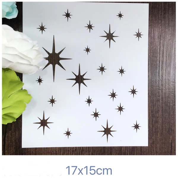 scrapbooking tool card diy album masking spray painted template