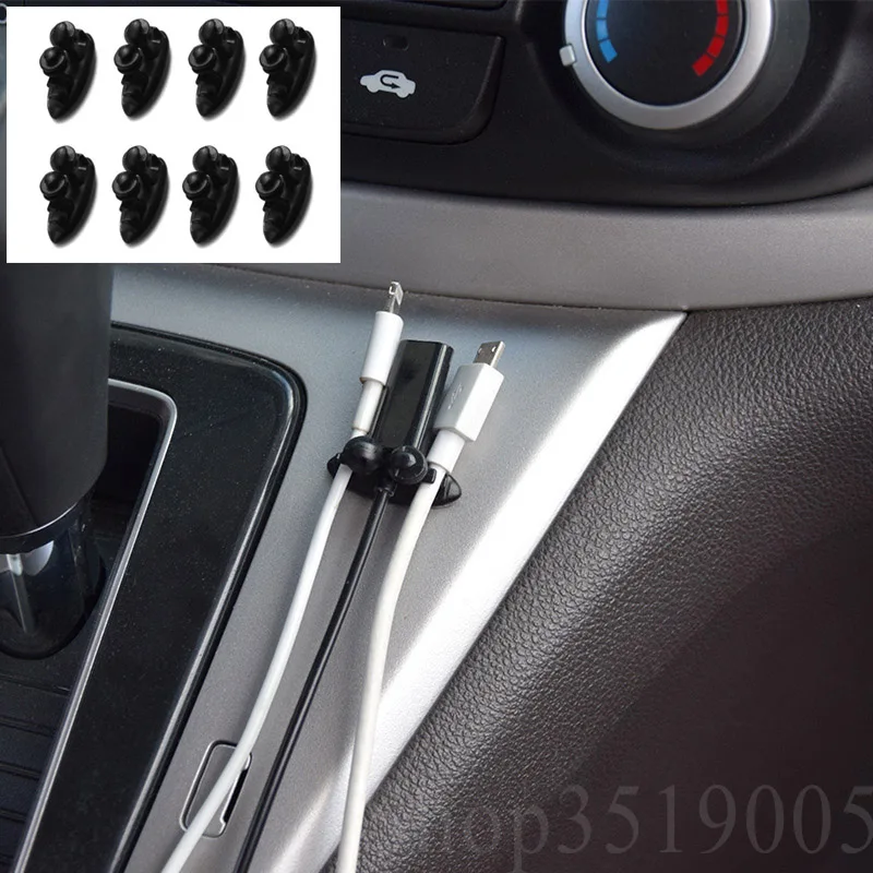 

Car Stickers Car USB Cable Wire clips For Ford focus 2 3 mk2 mk3 fiesta ranger mondeo mk4 4 ecosport accessories c max 2 3 f 150