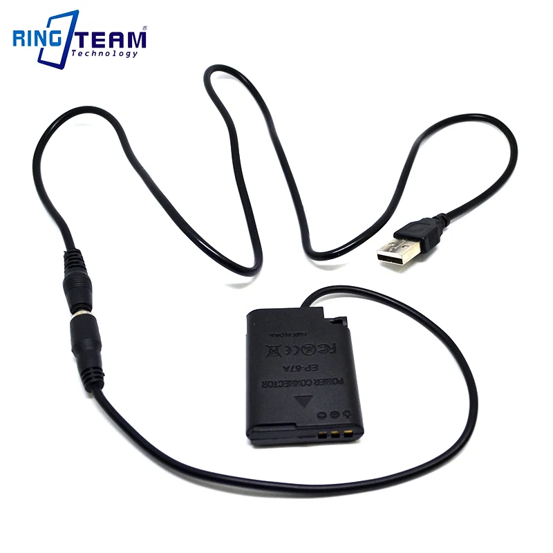 Внешний аккумулятор 5 В 2 А USB кабель + пустышка для камеры Nikon COOLPIX P600 P610 P900 S810C с