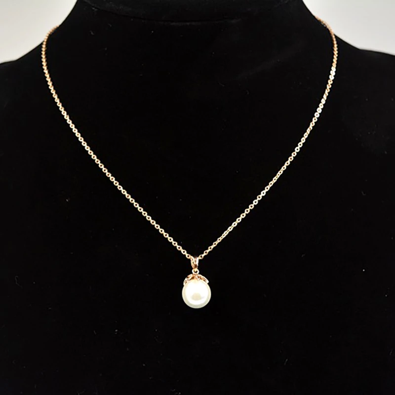 

High-grade imitation pearl pendant exquisite fashion short paragraph female clavicle chain gift necklace XL308