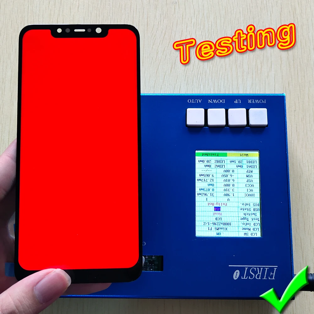 Протестированный сенсорный экран для Xiaomi pocophone F1 ЖК-дисплей олеофобное покрытие и 10 точечный сенсорный дигитайзер сборка рамка подарок
