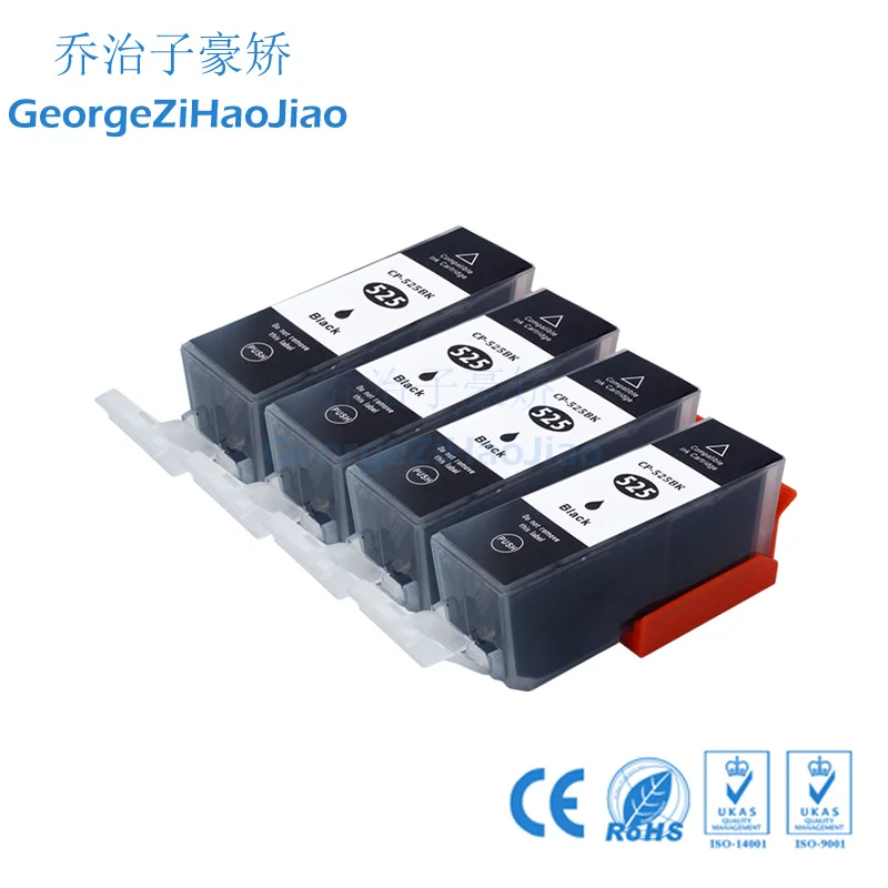 4BK 525XL совместимый картридж с чернилами PGI-525 PGI525 pgi 525 для Canon IP4850 IX6550 MG5250 MG8150 MX885