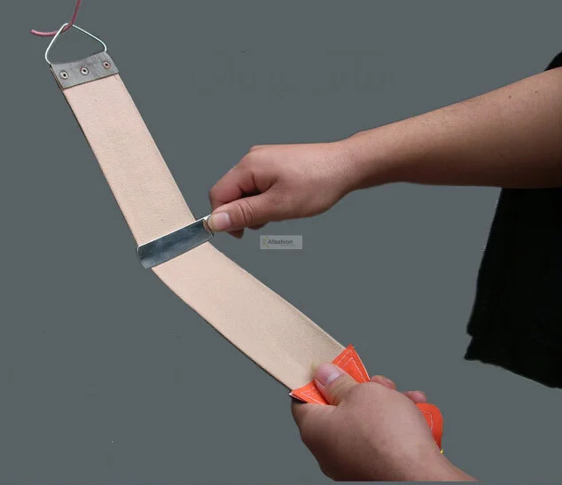 

1pc Barber Razor Sharpening Canvas Bands Strop Shave strip salon styling tools
