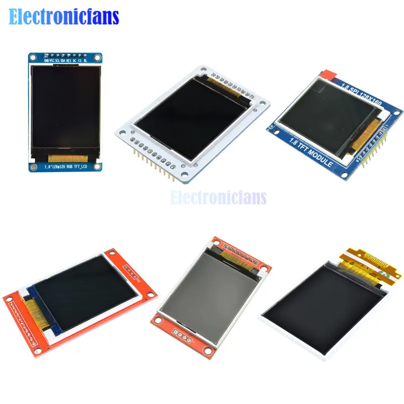 

128*160 Serial SPI TFT Color LCD Module Screen SPI Serial Interface Shield Micro SD 1.8 inch 1.8" 128x160 LCD Display Full Color