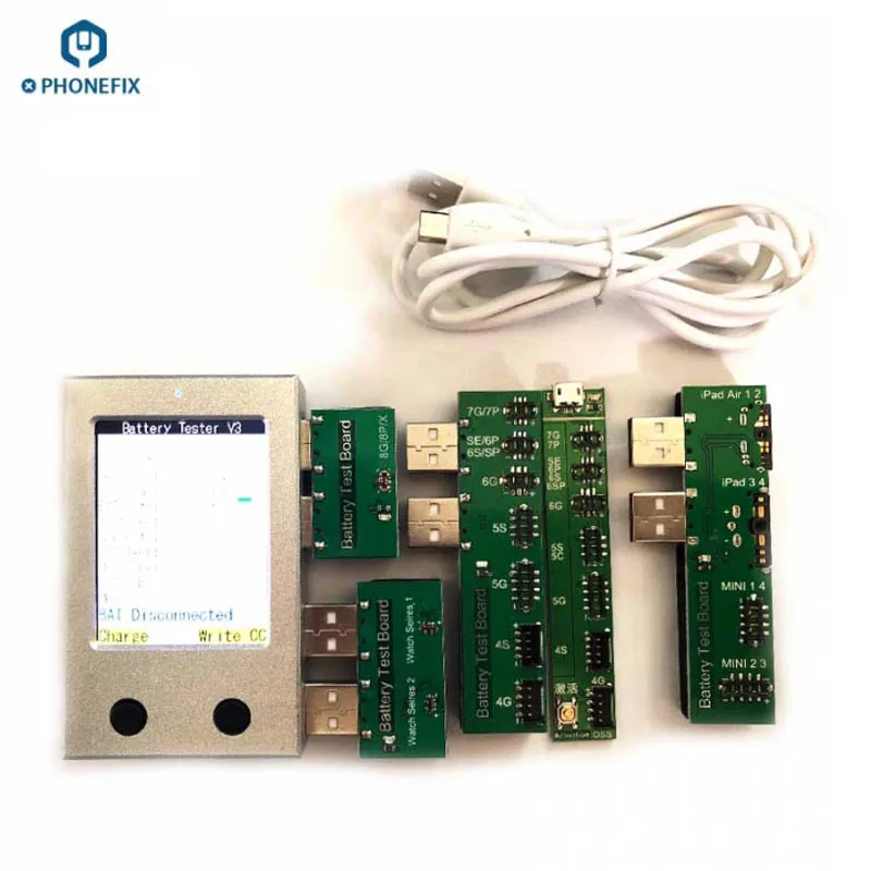 

phone Battery Health Life Tester Battery Performance Diagnostic Tool Set for iPhone 4-8P X for iPad 3 4 Mini 1 2 3 4 Air1 air2