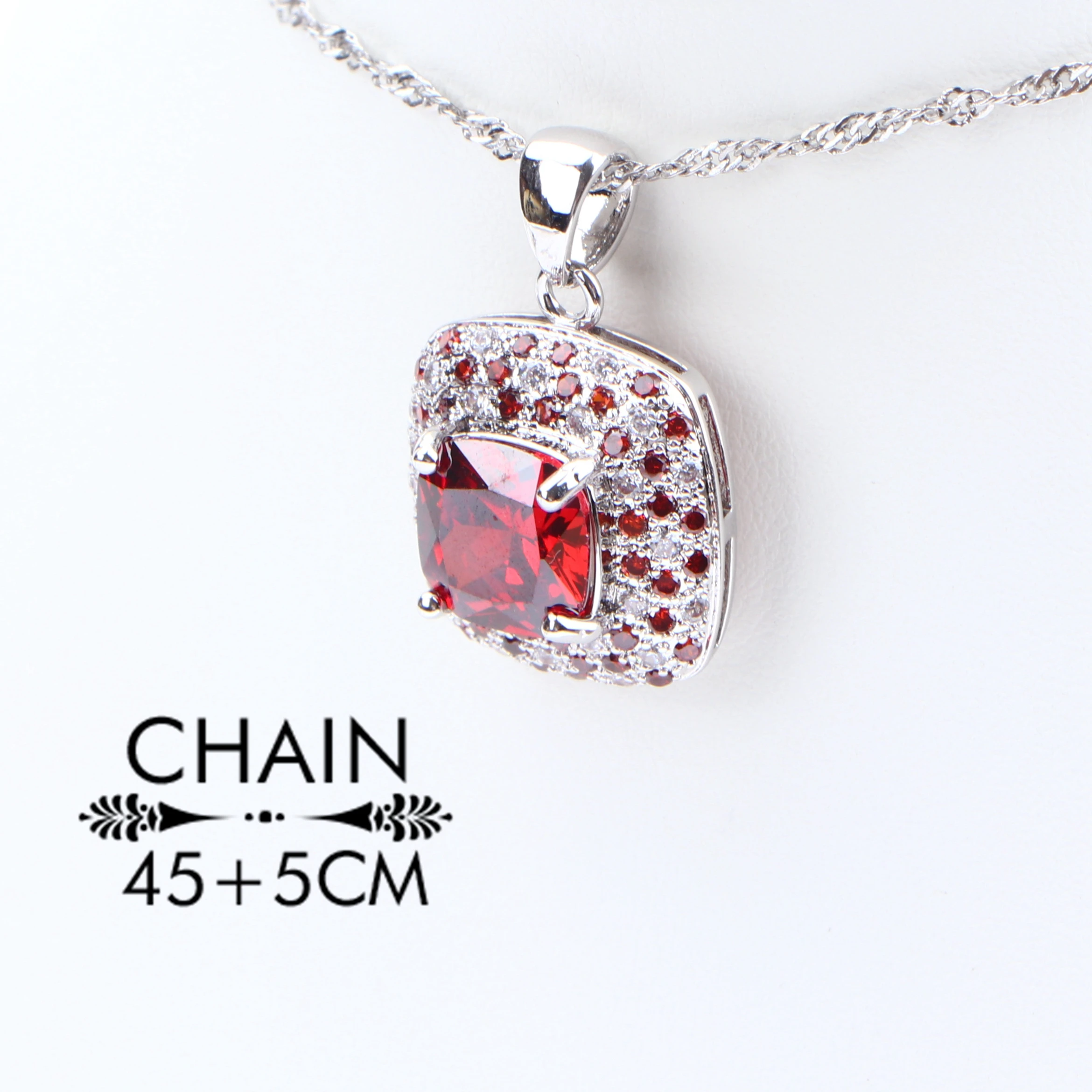 Goedkoop Nieuwe Bruids Sieraden Sets 925 Sterling Zilveren Bruiloft Sieraden Zirconia Oorbellen Voor Vrouwen Armband Ringen Ketting Set Geschenken Box