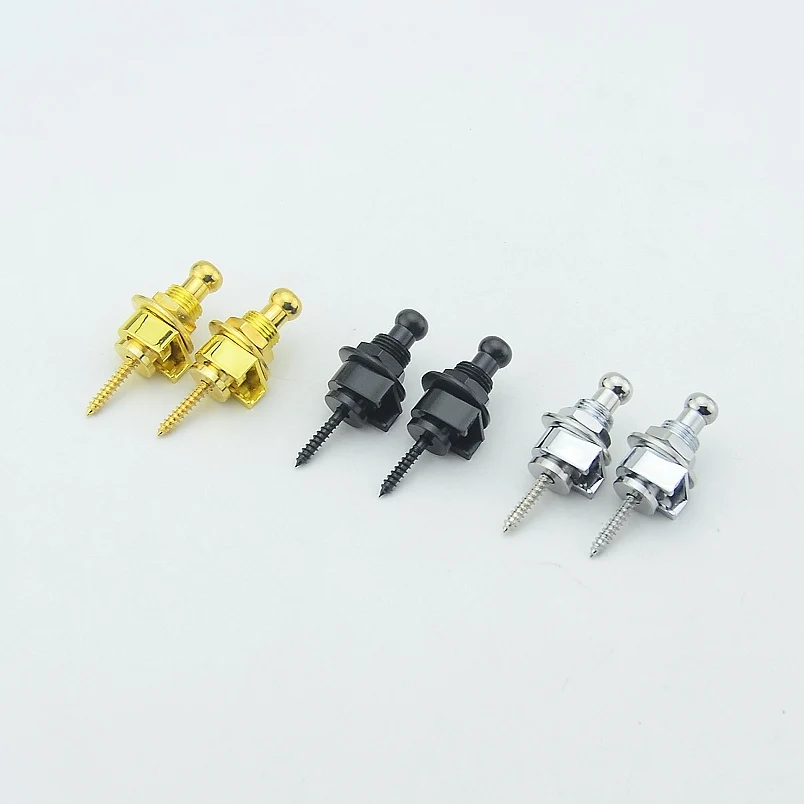 1 Pair ( 2 Pieces ) Guitar Strap Locks Strap Lock Buttons For Guitar