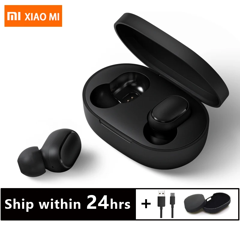 

In Stock Original Xiaomi MI Redmi AirDots TWS Wireless Bluetooth Earphone Stereo Bluetooth 5.0 Mini Headset With Mic Earbuds