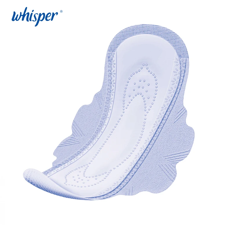 Whisper Soft Cotton Lady Menstrual Pads With Wings Sanitary Towel Scented Women Pads Day Use 240mm Regular Flow 10pads/pack 5