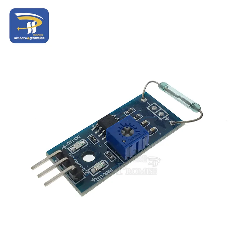 Переключатель Холла скорость DS18B20 Модуль звук вибрации светочувствительный Рид инфракрасный светоотражающий датчик для Arduino умный автомобиль Diy Kit - Цвет: Reed Sensor