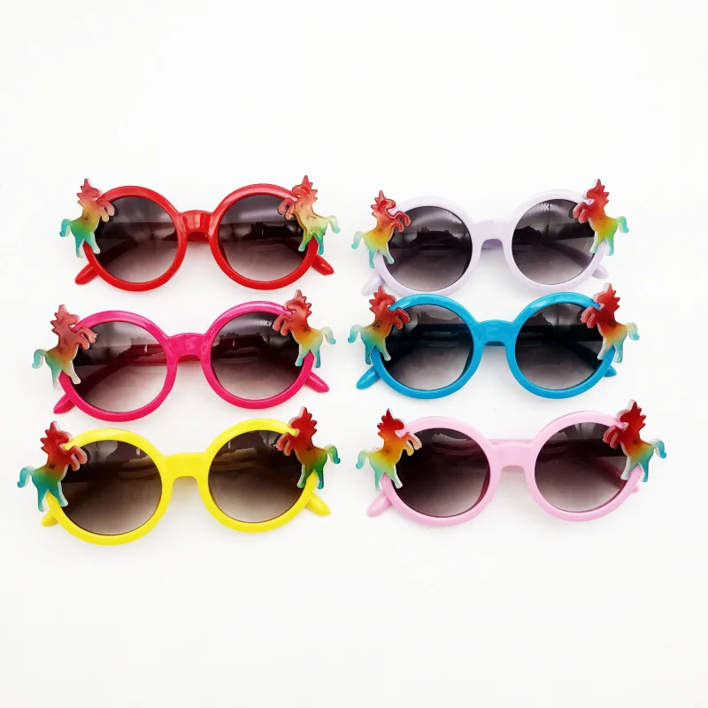 

12 pairs/lot Funny Rainbow Unicorn Party Sunglasses for Kids Birthday Party Favors Goodie Bag Filler Cute Baby Shower