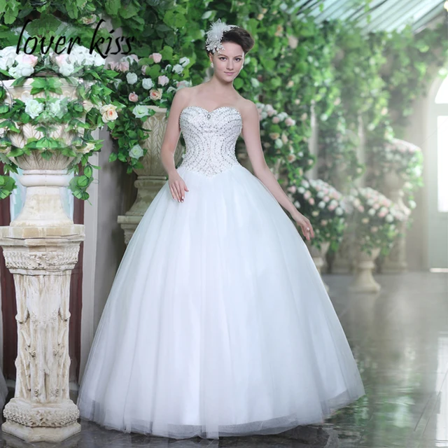 Kochanka Pocałunek Vestidos Novia 2018 świecący Suknia ślubna Bez