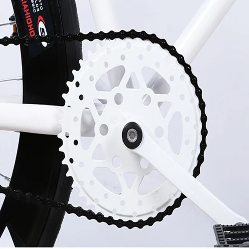 Discount Dead Flying Bicycle Adult Live Flying Road Race Backed Brake Solid Tire 26 " 30-knife Reverse Brake Men and Women 4