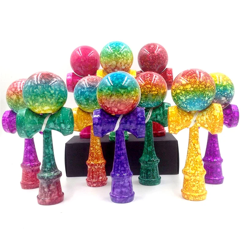 

20pcs Natural Beech Kendama,Mixed Colors,The marble Kendama Wooden Toys Outdoor Sport Fun Ball Educational Toy for Boy Gir
