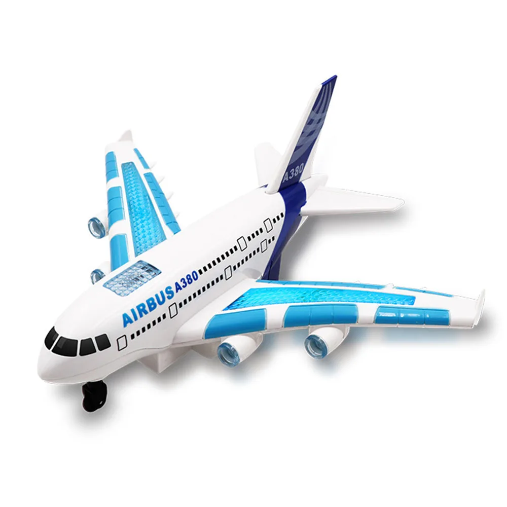 Пульт дистанционного управления airbus Модель Дети игрушки самолеты Airbus электрический пульт дистанционного управления модель самолет с огнями Звуки для детей Подарки