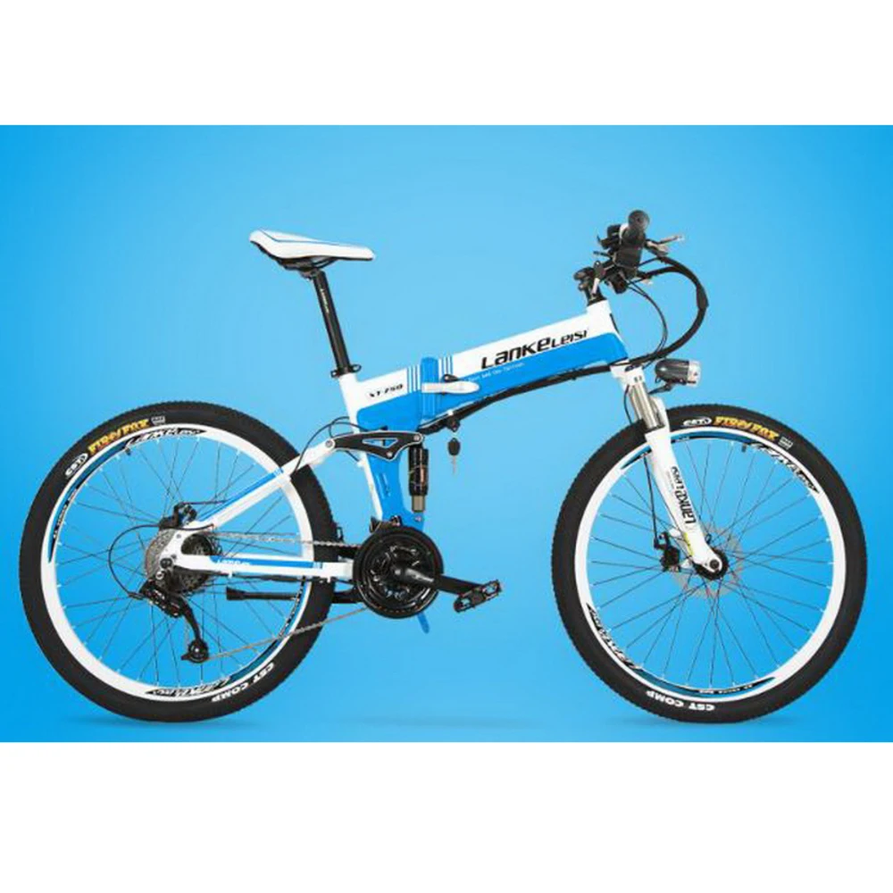

Tb311104-1/26 Inch Lithium Battery Folding Mountain Bike Electric Car 36v One Round 27 Speed Bike/electrostatic Paint