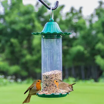 

Bird cage bird food feeding device bird feeding trough material metal outdoor garden balcony bird feeding supplies ZP12181810
