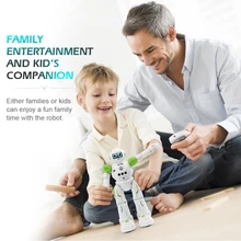 R11 детский подарок светодиодный пульт дистанционного управления гуляющий робот интеллектуальное управление жестами Танцы RC Поющая игрушка