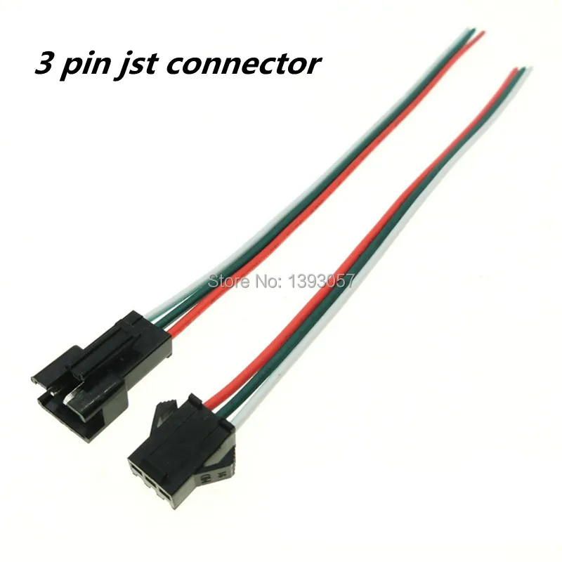 Aliexpress Com Buy 5 Pairs 3 Pin Jst Connector Male