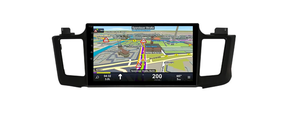 Sale ZaiXi Auto Radio 2 Din Android Car Player For Toyota RAV4 2013~2018 GPS Navigation BT Wifi Map Multimedia system Stereo 3