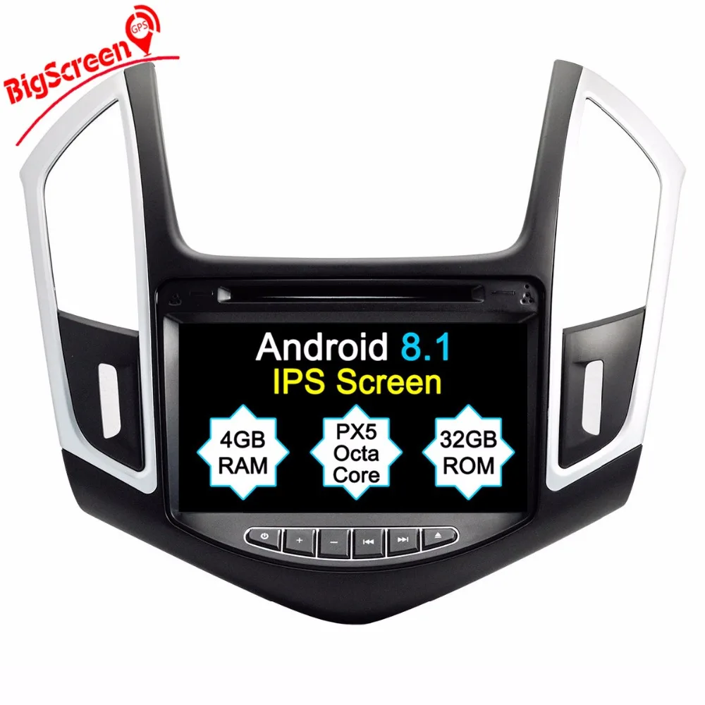 Автомобильный мультимедийный проигрыватель gps навигация Android 8 1 для Chevrolet CRUZE 2012