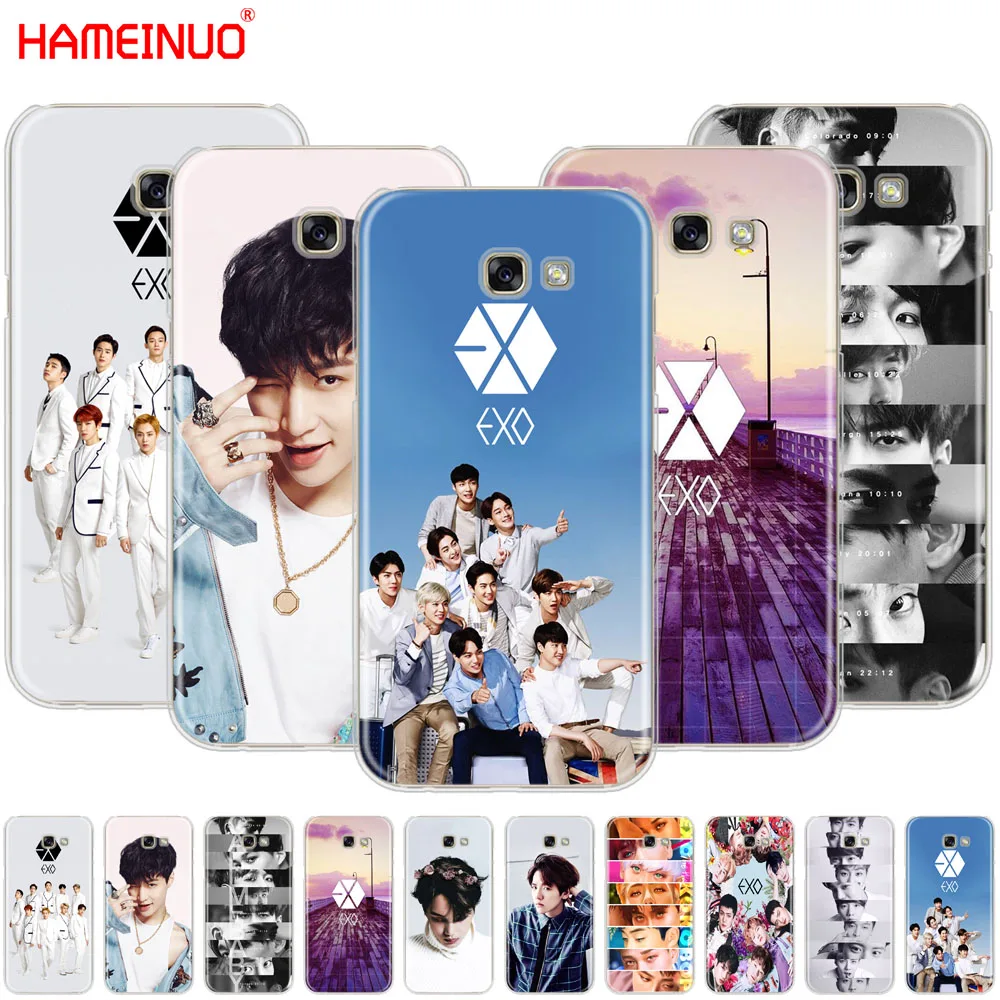 HAMEINUO Kpop exo чехол для сотового телефона Lucky one Samsung Galaxy A3 A310 A5 A510 A7 A8 A9 2016 2017
