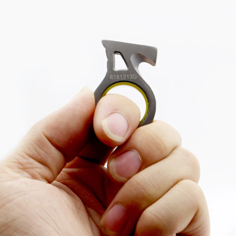 Открытый ежедневный комплект-крюк Ножи резак для веревок одним пальцем Sharp шпагат режущий Нож EDC автомобиля гаджет аварийного спасательных операций походов инструменты