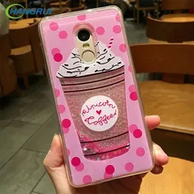 

For Xiaomi Redmi 4X Case shining Glitter Liquid Flamingo quicksand Unicorn case for xiaomi redmi note 4x MI5X for iPhone X case