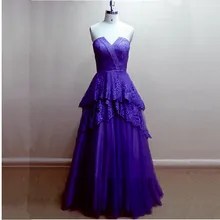Bodenlangen Royal Blue Abendkleid Sonder Spitze Trägerloses Langes Abendkleid Frauen Formale Kleid Kundenspezifische Größe