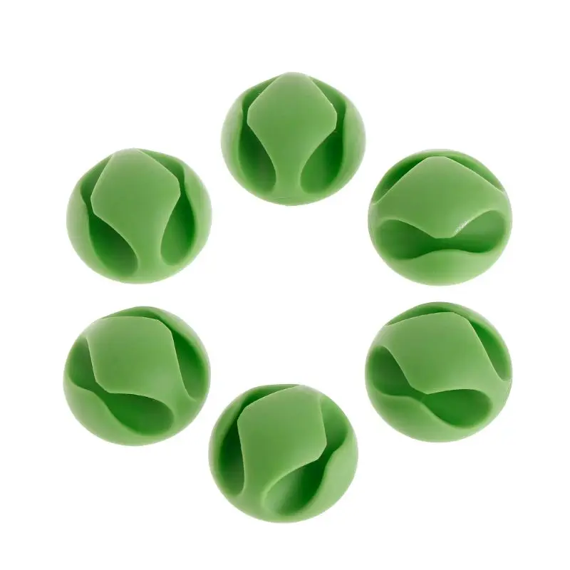 

6PCS Cable Clips Multipurpose Tidy Cord Holder Slots Wire Organizer Line Management Dual Holes Adhesive Tape Jan-12