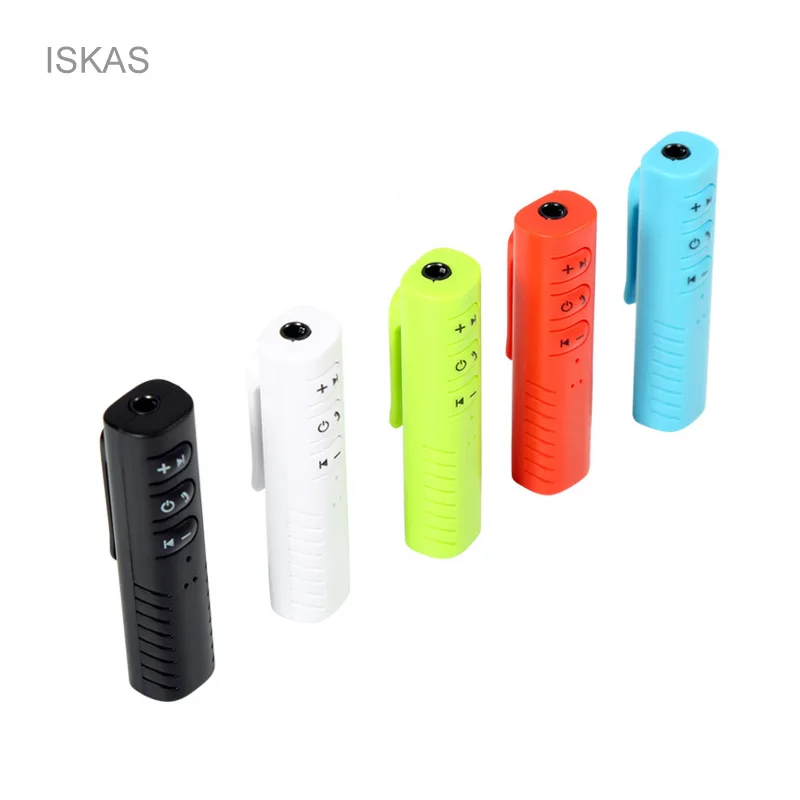 

ISKAS Blue tooth Receiver 3.5mm Bleutooth 4.2 3.5 mm Jack Free Hands Wireless Aux Bleutooth Adapter Adaptador