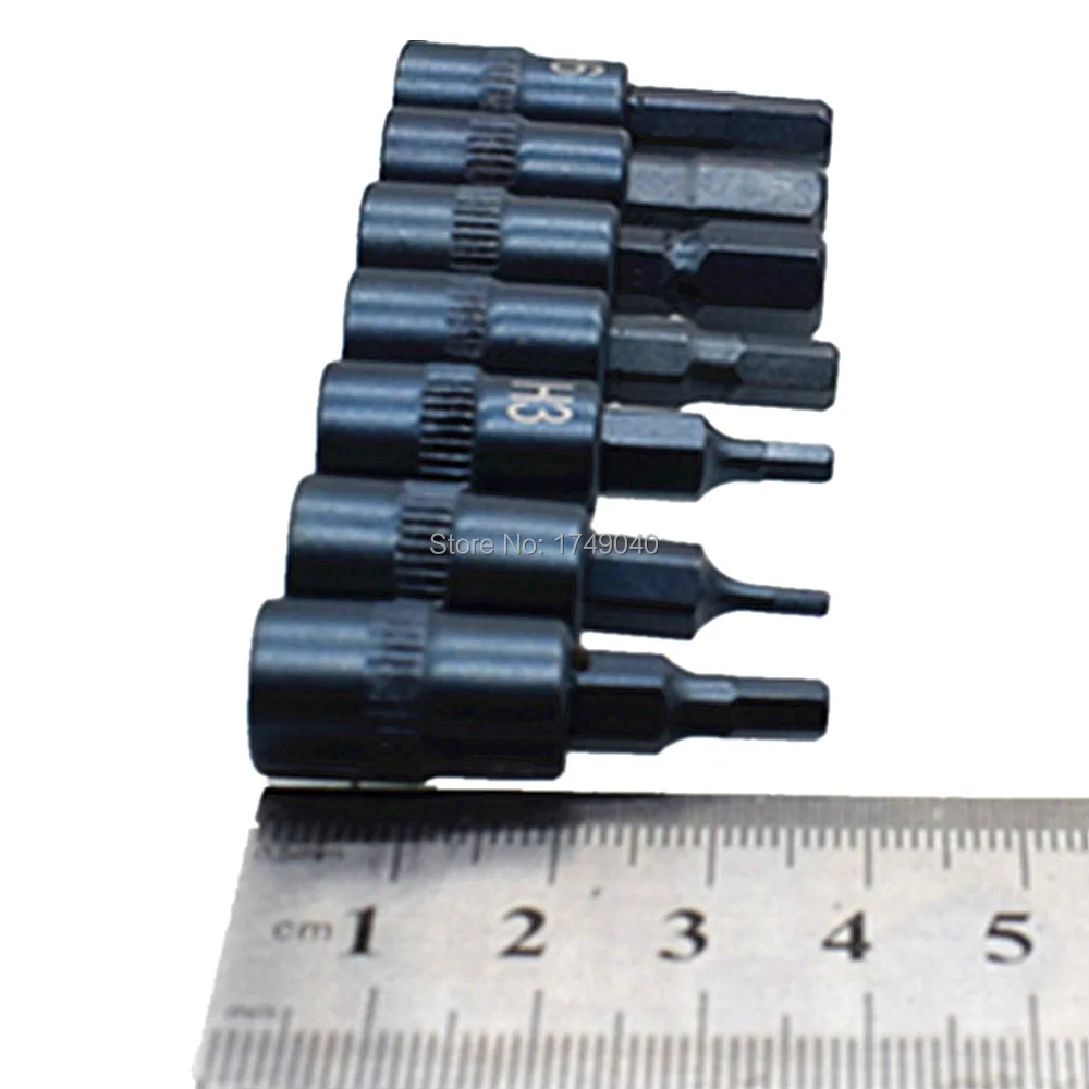 7 шт шестигранный Набор торцевых головок H2 H3 H4 H5 H6 H7 H8 ...