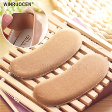 5 пар губчатых невидимых задних подушечек для обуви на высоких каблуках, сцепляющий клей, подкладка для ухода за ногами, удобные мягкие стельки