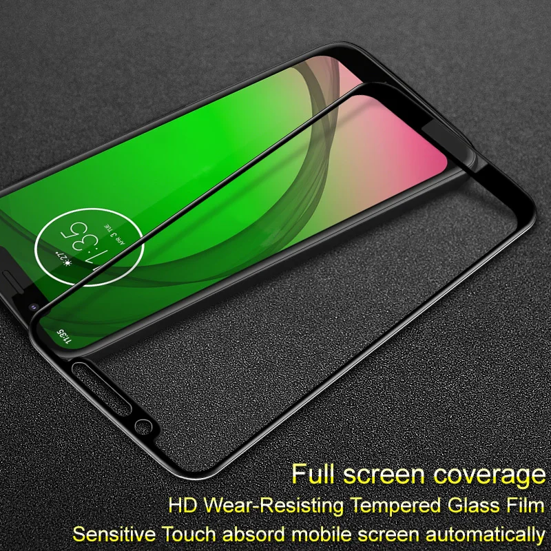 Imak Pro+ полный Экран панели Клей закаленное Стекло для Motorola Moto G7 играть Олеофобное 2.5D