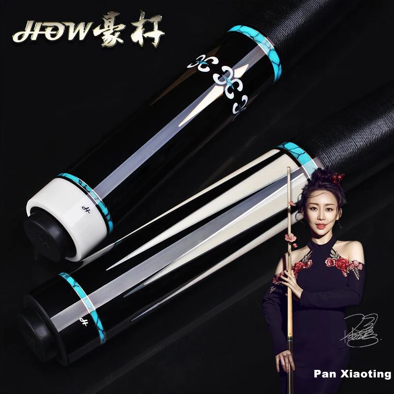 

HOW Cue 325BZ Billiard Cue Pool Cue Handmade Professional Billiard Stick Kit CP PLUS Cue 13.1mm with Extension with Weight Bolt