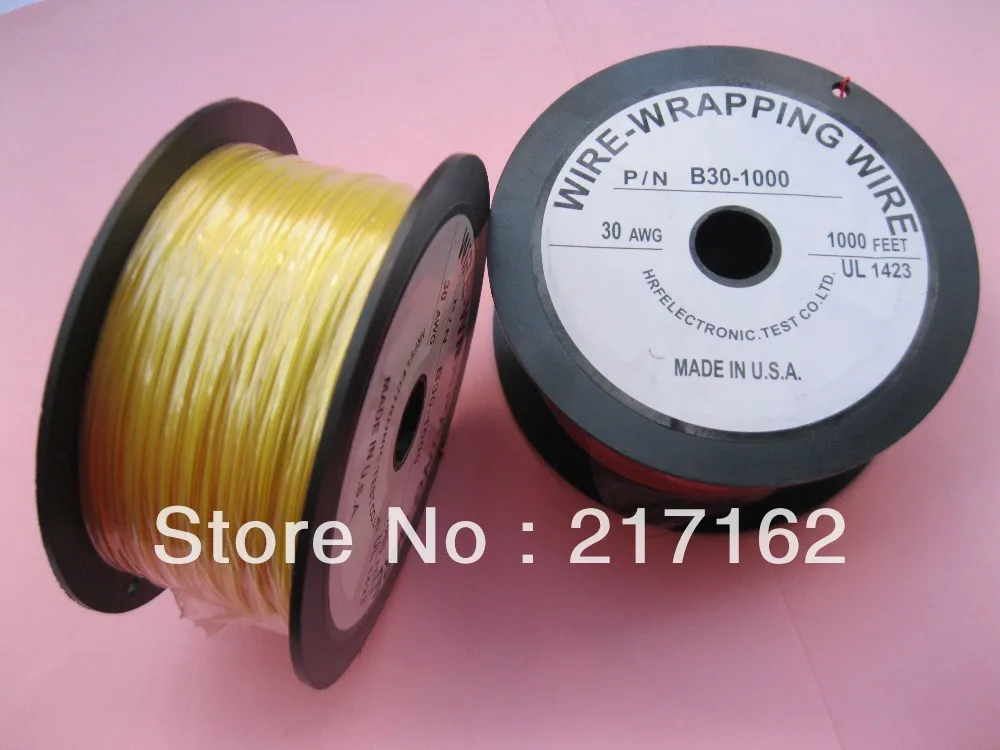 4 ролл 1000ft 30AWG провода щепка медный цвет желтый|copper red hair color|copper colored christmas ornamentscopper