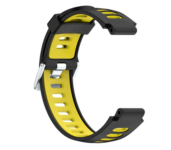 Сменный ремешок для наручных часов на открытом воздухе спортивный ремешок для смарт-часов Garmin Forerunner 735XT/220/230/235/620/630 браслет на запястье - Цвет: Цвет: желтый