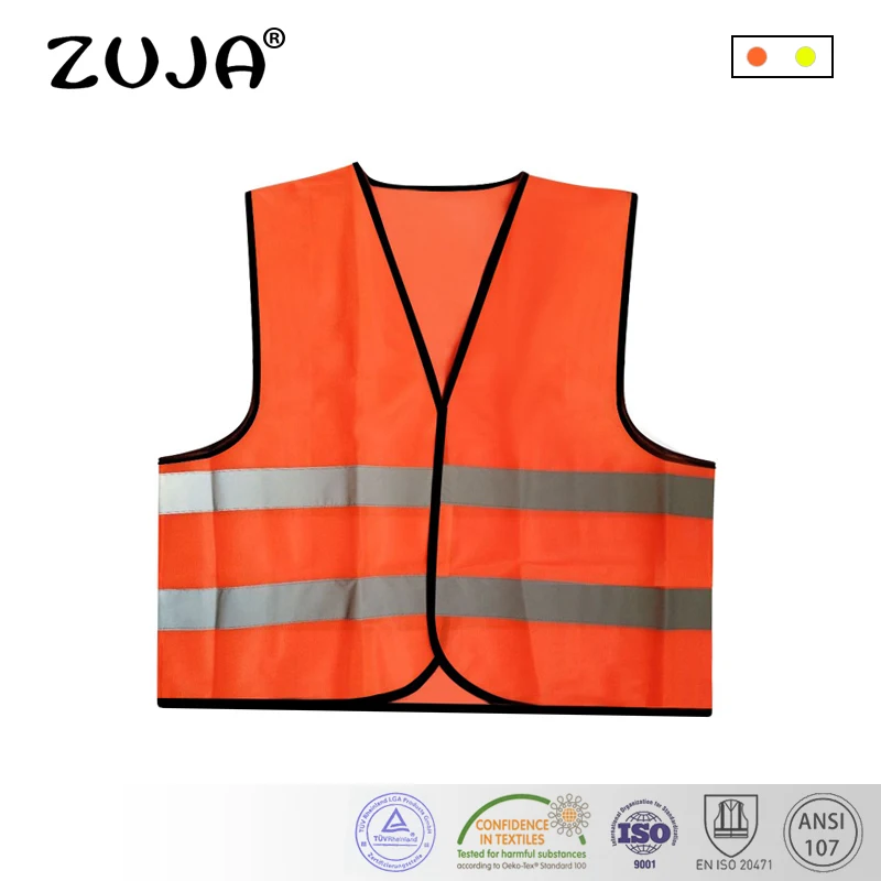 

Safety Vest Traffic Fluorescent Hi-vis Tape/ Oxford Vest