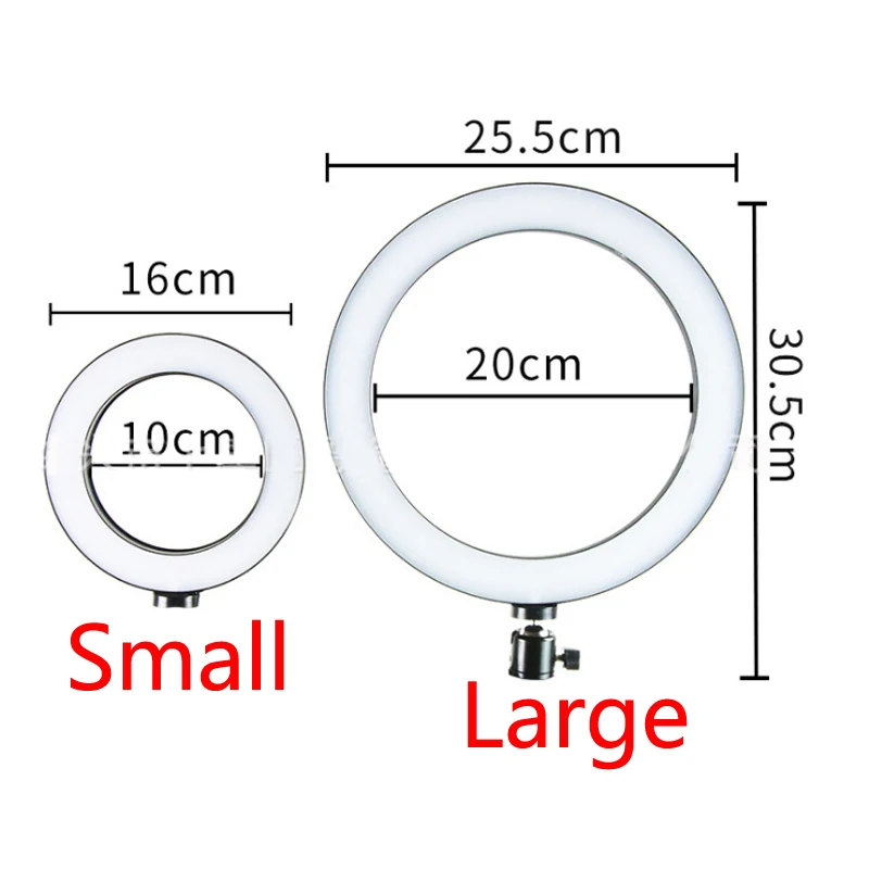  LED Studio Camera Ring Light Photography Photo Tripod USB Plug Make up lamp for women dresser lamp  - 32960809127