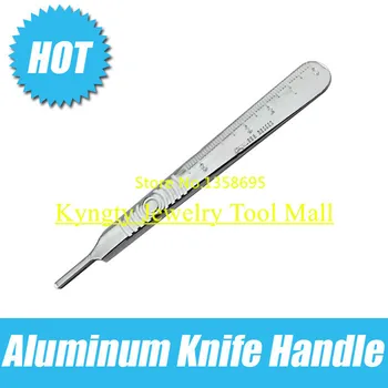 

UK Knife Handle Nickled Made in UK, Blade Holder, Surgical Knife Handle NO.3,REF.0803