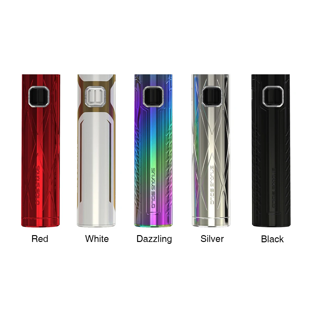 Original WISMEC SINUOUS SOLO Battery 2300mAh with Bypass Mode & Constant Output Electronic Cigarette Battery Mod Vs SINUOUS P80 Original WISMEC SINUOUS SOLO Battery 2300mAh with Bypass Mode & Constant Output Electronic Cigarette Battery Mod Vs SINUOUS P80