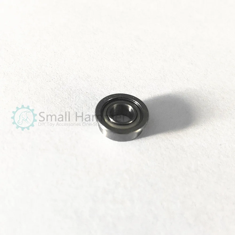 

2pcs Cup flange bearing with side bearing ball bearing four-wheel drive bearing diy accessories material cup 4mm bearing