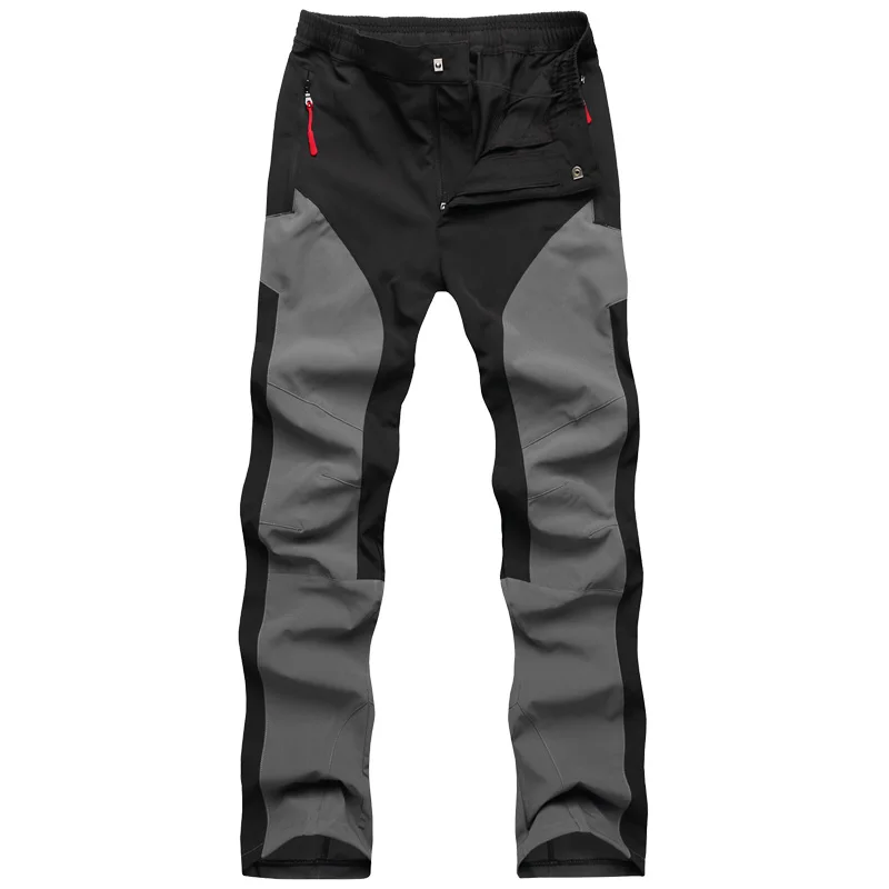 Hombres pantalones de senderismo al aire libre mens stretch transpirable sudor absorción hombre impermeable de secado rápido camping trekking caza pantalones hombres