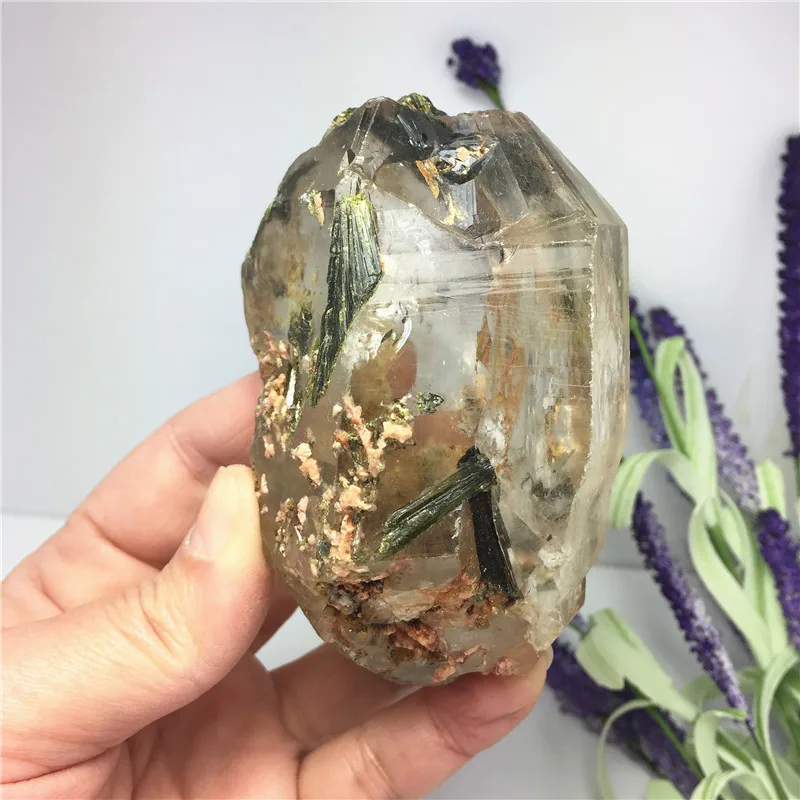 

Natural Dendritic Quartz Crystal Stone Mineral Specimen Wand Point Crystal Tower Healing Home Decoration Collection