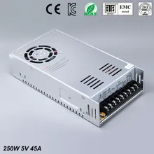 Best quality 5V 45A 250W Switching Power Supply Driver for LED Strip AC 100-240V Input to DC 5V free shipping Best quality 5V 45A 250W Switching Power Supply Driver for LED Strip AC 100-240V Input to DC 5V free shipping